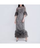【アンドレスド/ANDRESD】の【2点セット】結婚式 刺繍チュールボレロドレス グレー|ID: prp329100004976313 ipo3291000000037301373