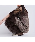 【アンドレスド/ANDRESD】の【2点セット】結婚式 刺繍チュールボレロドレス ブラウン|ID: prp329100004976313 ipo3291000000037301376
