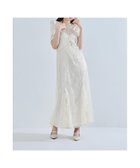 【ビーフラット/bflat】のスパークルレースサテンドレス 2点セット チョーカー付き 結婚式 成人式 二次会 アイボリー|ID: prp329100004976319 ipo3291000000037301398
