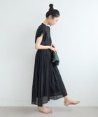 【ルクールブラン/le.coeur blanc】のシアーボイルフレンチスリーブワンピース ブラック|ID: prp329100004976328 ipo3291000000037301427