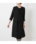 【レリアンプラスハウス/Leilian PLUS HOUSE】のワンピースアンサンブル【ブラックフォーマル】 大人の最旬トレンドファッション＆コーディネート founy(ファウニー) ファッション Fashion レディースファッション Fashion for Women ワンピース Dresses アンサンブル Ensemble Set シンプル Simple, Minimal ジャケット Jacket, Outerwear ネックレス Necklace, Pendant Necklace パール Pearl, Pearl Accent ポケット Pocket, Pocket Detail 夏 Summer 無地 Plain, Solid Color thumbnail ブラック|ID: prp329100004976342 ipo3291000000037301467