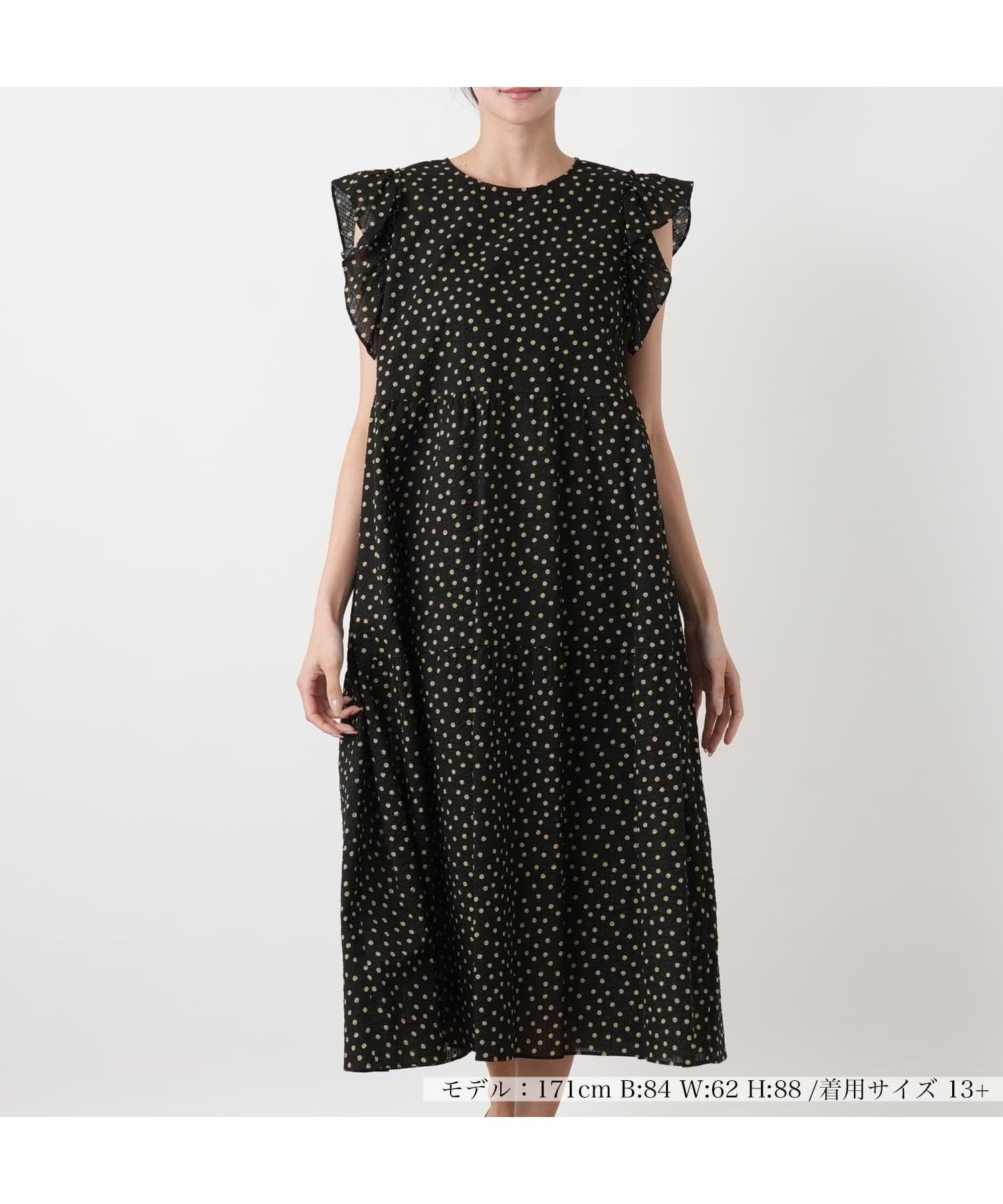【レリアンプラスハウス/Leilian PLUS HOUSE】のワンピース【NEMIKA】 大人の最旬トレンドファッション＆コーディネート founy(ファウニー) 　ファッション　Fashion　レディースファッション　Fashion for Women　ワンピース　Dresses　アクセサリー　Fashion Accessories　ウォッシャブル　Machine Washable　クラシカル　Classical, Vintage-Inspired　スリーブ　Sleeve, Long Sleeve / Short Sleeve　フレンチ　French, French Style　ポケット　Pocket, Pocket Detail　水玉　Polka Dot, Dot Pattern　リゾート　Resort, Vacation Style　夏　Summer　旅行　Travel　エレガント 上品　Elegant　 other-1|ID: prp329100004976344 ipo3291000000037301471