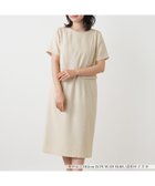 【レリアン/LEILIAN】のミディ丈サックワンピース 大人の最旬トレンドファッション＆コーディネート founy(ファウニー) ファッション Fashion レディースファッション Fashion for Women ワンピース Dresses ウォッシャブル Machine Washable フラップ Flap, Flap Pocket フロント Front, Front Design ポケット Pocket, Pocket Detail リラックス Relax, Relaxed Fit 夏 Summer thumbnail ベージュ|ID: prp329100004976352 ipo3291000000037301498