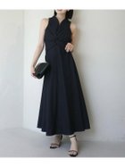【アニュアンス/anuans】のツイストギャザーワンピース 大人の最旬トレンドファッション＆コーディネート founy(ファウニー) ファッション Fashion レディースファッション Fashion for Women ワンピース Dresses thumbnail NAVY|ID: prp329100004976359 ipo3291000000037301527