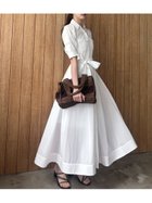 【スナイデル/SNIDEL】のサファリシャツワンピース 大人の最旬トレンドファッション＆コーディネート founy(ファウニー) ファッション Fashion レディースファッション Fashion for Women ワンピース Dresses シャツワンピース / 1枚で着映えコーデ Shirt Dresses おすすめ Recommended / Our Picks ウェーブ Wavy Pattern スマート Smart, Elegant スリーブ Sleeve, Long Sleeve / Short Sleeve トレンド Trend, Trending Now フレア Flare, Flared ポケット Pocket, Pocket Detail thumbnail WHT[001]|ID: prp329100004976367 ipo3291000000037301557