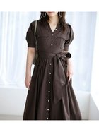 【スナイデル/SNIDEL】のサファリシャツワンピース BRW[058]|ID: prp329100004976367 ipo3291000000037353910