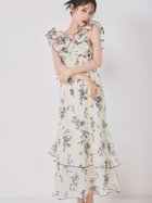 【スナイデル/SNIDEL】のフリルスリーブバリエプリントワンピース 大人の最旬トレンドファッション＆コーディネート founy(ファウニー) ファッション Fashion レディースファッション Fashion for Women ワンピース Dresses イエロー Yellow ウェーブ Wavy Pattern ジャケット Jacket, Outerwear スマート Smart, Elegant スリーブ Sleeve, Long Sleeve / Short Sleeve フェミニン Feminine, Girly フリル Frill, Ruffle プリント Print, Printed Pattern おすすめ Recommended / Our Picks thumbnail YEL[032]|ID: prp329100004976380 ipo3291000000037301603