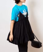 【ボナム/BONUM】のSATIN RUFFLE MINI DRESS ワンピース ブラック|ID: prp329100004976392 ipo3291000000037301650