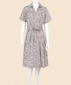 【ブルックス ブラザーズ/Brooks Brothers】のコットンサテン ボタニカルプリント ショートスリーブ シャツワンピース 大人の最旬トレンドファッション＆コーディネート founy(ファウニー) ファッション Fashion レディースファッション Fashion for Women ワンピース Dresses シャツワンピース / 1枚で着映えコーデ Shirt Dresses クラシカル Classical, Vintage-Inspired サテン Satin, Glossy Fabric ショート Short, Short Length スリーブ Sleeve, Long Sleeve / Short Sleeve ドレス Dress, One-Piece パープル Purple, Violet プリント Print, Printed Pattern 夏 Summer thumbnail ホワイト×ピンク|ID: prp329100004976396 ipo3291000000037301662
