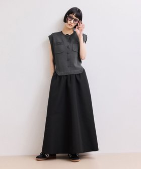 【アダム エ ロペ/ADAM ET ROPE'】の【WEB限定】・【サステナブル】カーブヘムコンビワンピース 大人の最旬トレンドファッション&コーディネート founy(ファウニー) ファッション Fashion レディースファッション Fashion for Women ワンピース Dresses ウォッシャブル Machine Washable サンダル Sandals, Summer Shoes スニーカー Sneakers, Trainers ドッキング Docking, Mixed Material ノースリーブ Sleeveless, No-Sleeve フェミニン Feminine, Girly フロント Front, Front Design ベスト Vest, Waistcoat ポケット Pocket, Pocket Detail ミュール Mule, Backless Shoes 夏 Summer エレガント 上品 Elegant 2026年 2026 2026春夏・S/S Spring/Summer 2026 SS26 |ID:prp329100004976397