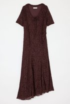 【マウジー/moussy】のCUT LACE ASYMMETRY ドレス 大人の最旬トレンドファッション＆コーディネート founy(ファウニー) ファッション Fashion レディースファッション Fashion for Women ワンピース Dresses フォーマル・パーティードレス・結婚式用ドレス Elegant & Casual Dresses おすすめ Recommended / Our Picks スリーブ Sleeve, Long Sleeve / Short Sleeve ドレス Dress, One-Piece ハーフ Half, Half-Length フリル Frill, Ruffle フロント Front, Front Design マーメイド Mermaid, Fishtail Silhouette レース Lace, Lace Fabric 人気 Popular, Best Seller 再入荷 Restock / Back in Stock thumbnail D/BRN3|ID: prp329100004976405 ipo3291000000037301697