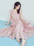 【セルフォード/CELFORD】の【洗える】【接触冷感】シアーティアードワンピース 大人の最旬トレンドファッション＆コーディネート founy(ファウニー) ファッション Fashion レディースファッション Fashion for Women ワンピース Dresses おすすめ Recommended / Our Picks ウェーブ Wavy Pattern ギャザー Gathered, Ruffled ストレート Straight, Straight Cut スマート Smart, Elegant メタル Metal, Metal Parts エレガント 上品 Elegant 洗える Machine Washable thumbnail PNK[066]|ID: prp329100004976424 ipo3291000000037301772