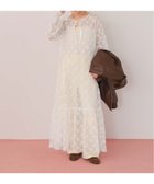 【ティティベイト/titivate】の前後2wayレースティアードワンピース ロング丈 シアー レイヤード シンプル OWH|ID: prp329100004976431 ipo3291000000037301801