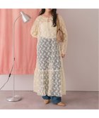 【ティティベイト/titivate】の前後2wayレースティアードワンピース ロング丈 シアー レイヤード シンプル CRM|ID: prp329100004976431 ipo3291000000037301803