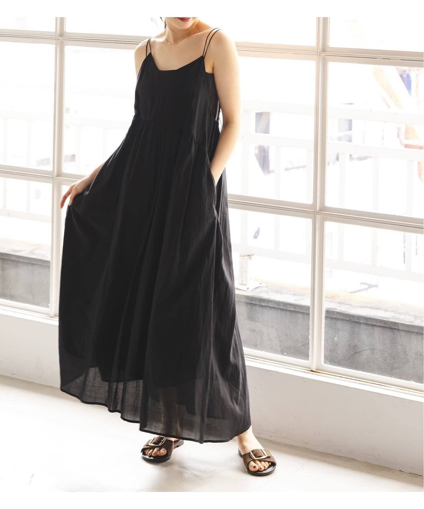 【ノーブル / スピック&スパン/NOBLE / Spick & Span】の【洗える】normment/ノーメント COTTON RAYON CAMI DRESS 大人の最旬トレンドファッション＆コーディネート founy(ファウニー) 　ファッション　Fashion　レディースファッション　Fashion for Women　ワンピース　Dresses　フォーマル・パーティードレス・結婚式用ドレス　Elegant & Casual Dresses　洗える　Machine Washable　カットソー　Cut and Sewn Top　キャミワンピース　Cami Dress, Slip Dress　スタンダード　Standard, Basic　フロント　Front, Front Design　ベーシック　Basic, Essential　モダン　Modern, Contemporary　夏　Summer　 other-1|ID: prp329100004976446 ipo3291000000037301855