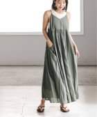【ノーブル / スピック&スパン/NOBLE / Spick & Span】の【洗える】normment/ノーメント COTTON RAYON CAMI DRESS 大人の最旬トレンドファッション＆コーディネート founy(ファウニー) ファッション Fashion レディースファッション Fashion for Women ワンピース Dresses フォーマル・パーティードレス・結婚式用ドレス Elegant & Casual Dresses 洗える Machine Washable カットソー Cut and Sewn Top キャミワンピース Cami Dress, Slip Dress スタンダード Standard, Basic フロント Front, Front Design ベーシック Basic, Essential モダン Modern, Contemporary 夏 Summer thumbnail カーキ|ID: prp329100004976446 ipo3291000000037301857