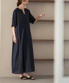 【ノーブル / スピック&スパン/NOBLE / Spick & Span】の【洗える】normment/ノーメント STRIPE JQD SHORT SLEEVE DRESS 大人の最旬トレンドファッション＆コーディネート founy(ファウニー) ファッション Fashion レディースファッション Fashion for Women トップス・カットソー Cut & Sew Tops ワンピース Dresses フォーマル・パーティードレス・結婚式用ドレス Elegant & Casual Dresses アクセサリー Fashion Accessories 洗える Machine Washable スキッパー Skipper, Open Collar スタンダード Standard, Basic チュニック Tunic, Long Top バランス Balance, Style Balance ベスト Vest, Waistcoat ベーシック Basic, Essential ボトム Bottoms, Lower Wear おすすめ Recommended / Our Picks 夏 Summer thumbnail ネイビー|ID: prp329100004976447 ipo3291000000037301859