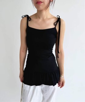 【エディット フォー ルル/edit.for LuLu】の【gimaguas/ギマガス】BIANCA MINI DRESS 大人の最旬トレンドファッション＆コーディネート founy(ファウニー) ファッション Fashion レディースファッション Fashion for Women ワンピース Dresses フォーマル・パーティードレス・結婚式用ドレス Elegant & Casual Dresses キャミソール Camisole, Spaghetti Strap Top コレクション Collection, Seasonal Line 今季 This Season, Current Season スマート Smart, Elegant とろみ Fluid, Flowy Fabric トレンド Trend, Trending Now ドレス Dress, One-Piece フィット Fit, Slim Fit フェミニン Feminine, Girly フリル Frill, Ruffle リボン Ribbon, Bow リラックス Relax, Relaxed Fit ワイド Wide, Wide Fit 再入荷 Restock / Back in Stock おすすめ Recommended / Our Picks 夏 Summer 2026年 2026 2026春夏・S/S Spring/Summer 2026 SS26 |ID:prp329100004976455