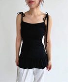 【エディット フォー ルル/edit.for LuLu】の【gimaguas/ギマガス】BIANCA MINI DRESS 大人の最旬トレンドファッション＆コーディネート founy(ファウニー) ファッション Fashion レディースファッション Fashion for Women ワンピース Dresses フォーマル・パーティードレス・結婚式用ドレス Elegant & Casual Dresses キャミソール Camisole, Spaghetti Strap Top コレクション Collection, Seasonal Line 今季 This Season, Current Season スマート Smart, Elegant とろみ Fluid, Flowy Fabric トレンド Trend, Trending Now ドレス Dress, One-Piece フィット Fit, Slim Fit フェミニン Feminine, Girly フリル Frill, Ruffle リボン Ribbon, Bow リラックス Relax, Relaxed Fit ワイド Wide, Wide Fit 再入荷 Restock / Back in Stock おすすめ Recommended / Our Picks 夏 Summer 2026年 2026 2026春夏・S/S Spring/Summer 2026 SS26 thumbnail ブラック|ID: prp329100004976455 ipo3291000000037301889