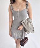 【エディット フォー ルル/edit.for LuLu】の【gimaguas/ギマガス】BIANCA MINI DRESS 大人の最旬トレンドファッション＆コーディネート founy(ファウニー) ファッション Fashion レディースファッション Fashion for Women ワンピース Dresses フォーマル・パーティードレス・結婚式用ドレス Elegant & Casual Dresses キャミソール Camisole, Spaghetti Strap Top コレクション Collection, Seasonal Line 今季 This Season, Current Season スマート Smart, Elegant とろみ Fluid, Flowy Fabric トレンド Trend, Trending Now ドレス Dress, One-Piece フィット Fit, Slim Fit フェミニン Feminine, Girly フリル Frill, Ruffle リボン Ribbon, Bow リラックス Relax, Relaxed Fit ワイド Wide, Wide Fit 再入荷 Restock / Back in Stock おすすめ Recommended / Our Picks 夏 Summer 2026年 2026 2026春夏・S/S Spring/Summer 2026 SS26 thumbnail グレー|ID: prp329100004976455 ipo3291000000037301890