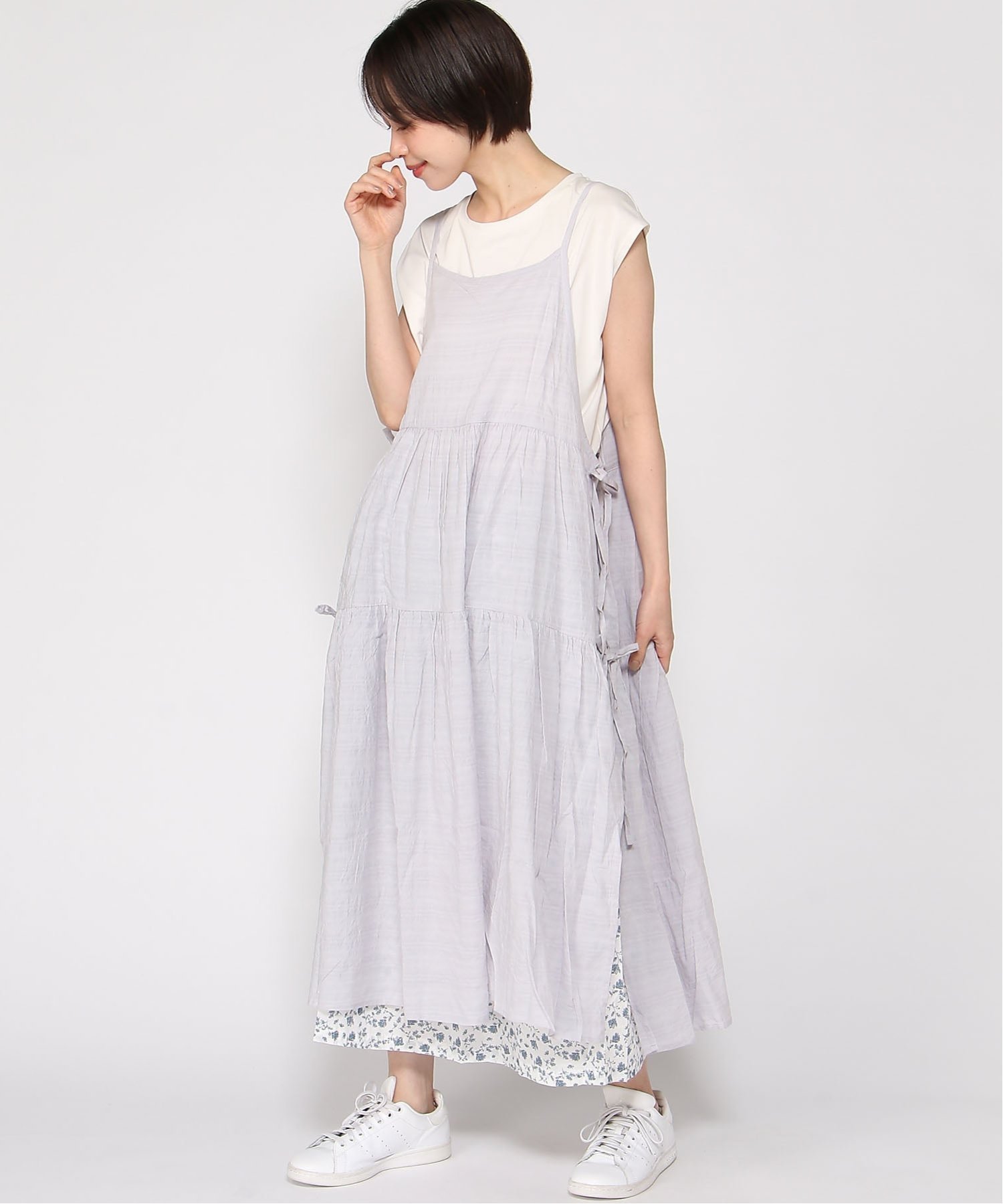 【クラウドナイン/cloudnine】のcloudnine/【2026 新作】コットンサッカーキャミワンピース インテリア・キッズ・メンズ・レディースファッション・服の通販 founy(ファウニー) 　ファッション　Fashion　レディースファッション　Fashion for Women　ワンピース　Dresses　キャミソールワンピース　Camisole Dresses　イエロー　Yellow　キャミソール　Camisole, Spaghetti Strap Top　タンク　Tank Top, Sleeveless Top　80 ブルー|ID: prp329100004976481 ipo3291000000037301982