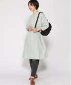 【クラウドナイン/cloudnine】のcloudnine/【2026 新作】チェック柄ドット刺繍ワンピース 前開きコットン ナチュラル 体型カバー ワンピ 70 グリーン|ID: prp329100004976482 ipo3291000000037301985