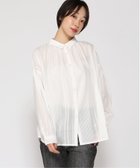 【クラウドナイン/cloudnine】のcloudnine/【2026 新作】コットンサッカーシャツチュニック 前開きナチュラルブラウス 春トップス 日よけ対策 01 ホワイト|ID: prp329100004976487 ipo3291000000037302004