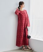 【アンデミュウ/Andemiu】のクロシェレースワンピース 大人の最旬トレンドファッション＆コーディネート founy(ファウニー) ファッション Fashion レディースファッション Fashion for Women ワンピース Dresses ペチコート Petticoat, Underskirt リラックス Relax, Relaxed Fit thumbnail レッド|ID: prp329100004976492 ipo3291000000037302020