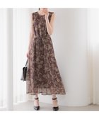 【アンデミュウ/Andemiu】のエスニックフラワーノースリーブワンピース 大人の最旬トレンドファッション＆コーディネート founy(ファウニー) ファッション Fashion レディースファッション Fashion for Women ワンピース Dresses エスニック Ethnic Style シアー Sheer, See-Through ショルダー Shoulder, Shoulder Strap ノースリーブ Sleeveless, No-Sleeve フラワー Flower, Floral ロング Long, Long-Length エレガント 上品 Elegant 夏 Summer 秋 Autumn thumbnail ブラウン|ID: prp329100004976493 ipo3291000000037302022