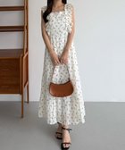 【ジュノア/JUNOAH】のcallautia フラワープリントフリルワンピース【一部ペチスカートset】 大人の最旬トレンドファッション＆コーディネート founy(ファウニー) ファッション Fashion レディースファッション Fashion for Women スカート Skirts ウォッシュ Washed Finish タンブラー Tumbler, Travel Mug ダメージ Distressed, Destroyed ネップ Nepp, Slub Yarn プリント Print, Printed Pattern おすすめ Recommended / Our Picks thumbnail ホワイト|ID: prp329100004976502 ipo3291000000037302052