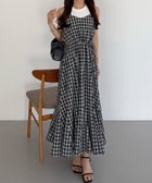【ジュノア/JUNOAH】のcallautia バイカラードロストリボンキャミワンピース 大人の最旬トレンドファッション＆コーディネート founy(ファウニー) ファッション Fashion レディースファッション Fashion for Women ワンピース Dresses キャミソールワンピース Camisole Dresses ウォッシュ Washed Finish タンブラー Tumbler, Travel Mug ダメージ Distressed, Destroyed ネップ Nepp, Slub Yarn プリント Print, Printed Pattern おすすめ Recommended / Our Picks thumbnail ブラック|ID: prp329100004976503 ipo3291000000037302054