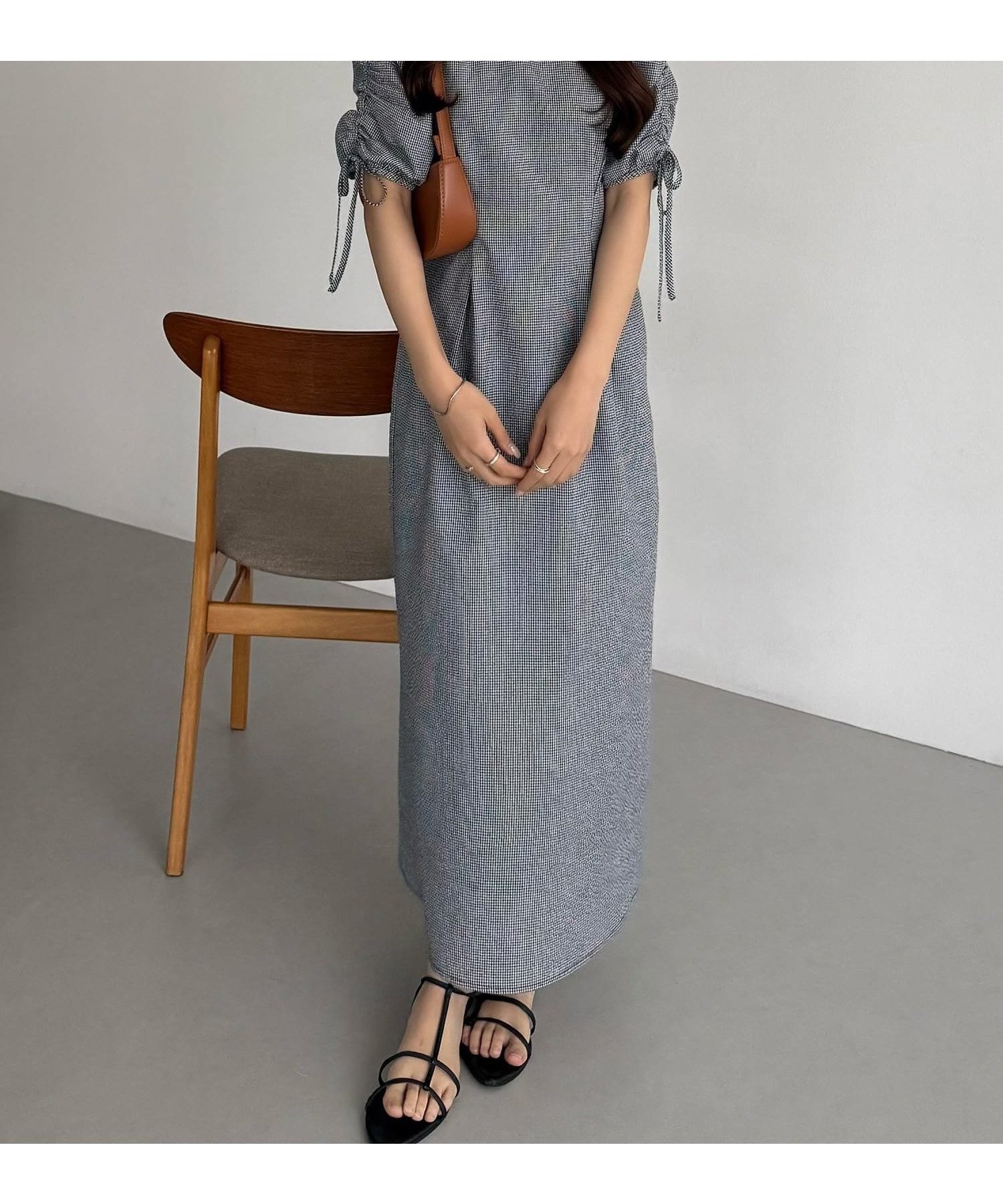 【ジュノア/JUNOAH】のcallautia パフスリーブリボンワンピース インテリア・キッズ・メンズ・レディースファッション・服の通販 founy(ファウニー) 　ファッション　Fashion　レディースファッション　Fashion for Women　ワンピース　Dresses　ウォッシュ　Washed Finish　タンブラー　Tumbler, Travel Mug　ダメージ　Distressed, Destroyed　ネップ　Nepp, Slub Yarn　プリント　Print, Printed Pattern　おすすめ　Recommended / Our Picks　ブラック|ID: prp329100004976504 ipo3291000000037302059