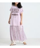 【フリークスストア/FREAK'S STORE】のTシャツ レースドッキング ワンピース ラベンダー|ID: prp329100004976514 ipo3291000000037302088
