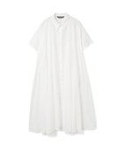 【マーコート/MARcourt】のmizuiro ind ハーフスリーブフレアシャツワンピース 大人の最旬トレンドファッション＆コーディネート founy(ファウニー) ファッション Fashion レディースファッション Fashion for Women ワンピース Dresses シャツワンピース / 1枚で着映えコーデ Shirt Dresses フレア Flare, Flared ボトム Bottoms, Lower Wear ポケット Pocket, Pocket Detail レギュラー Regular, Standard Fit エレガント 上品 Elegant 定番 Standard, Basic Item 無地 Plain, Solid Color thumbnail オフホワイト|ID: prp329100004976522 ipo3291000000037302114
