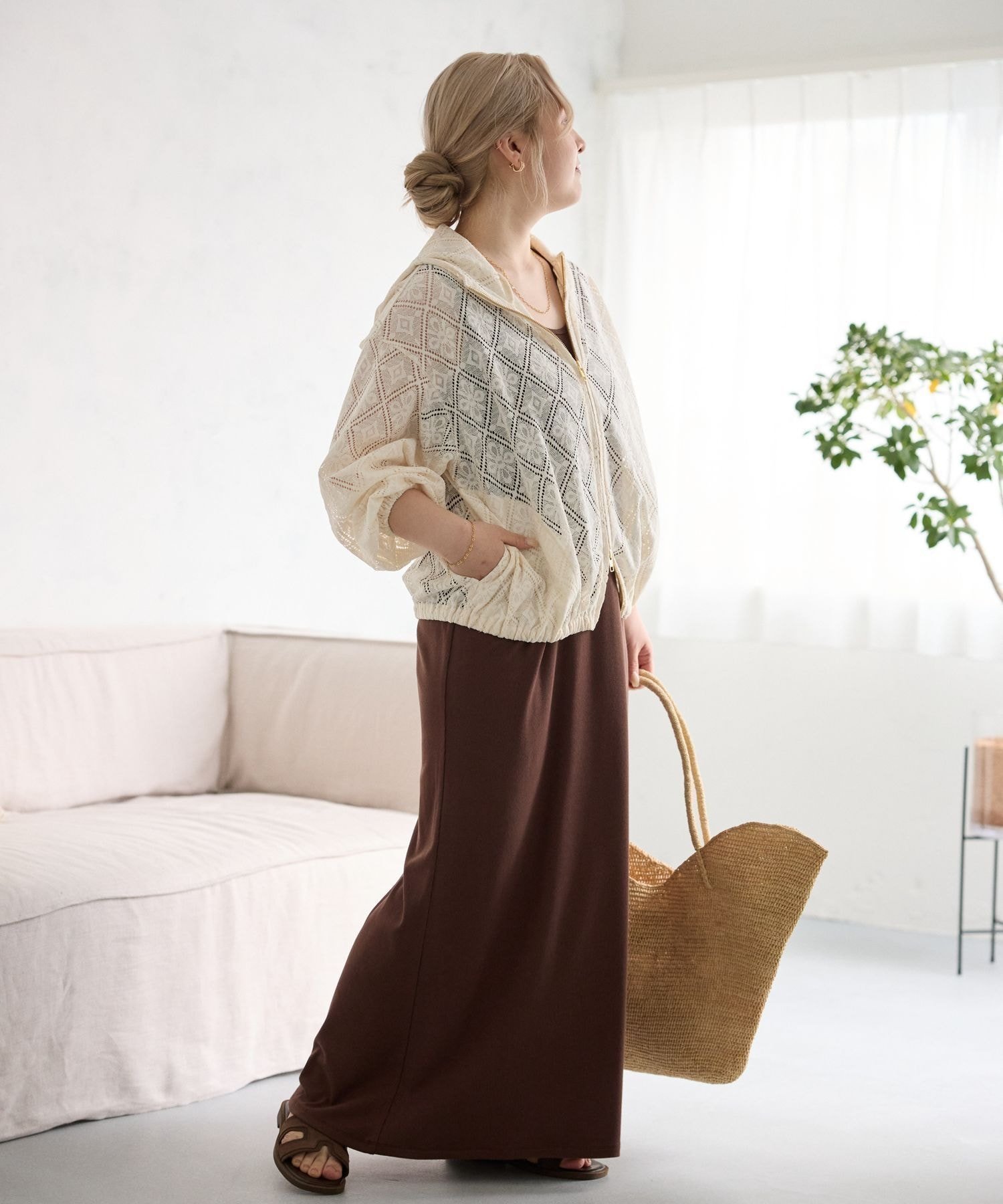 【バンヤードストーム/BARNYARDSTORM】のレースパーカー×リブワンピース【一部店舗限定 / WEB限定サイズ】PETIT TALL 大人の最旬トレンドファッション＆コーディネート founy(ファウニー) 　ファッション　Fashion　レディースファッション　Fashion for Women　ワンピース　Dresses　セットアップ　Set-Up, Coordinated Outfit　パーカー　Hoodie, Parka　フェミニン　Feminine, Girly　ベスト　Vest, Waistcoat　リラックス　Relax, Relaxed Fit　レース　Lace, Lace Fabric　おすすめ　Recommended / Our Picks　 other-1|ID: prp329100004976523 ipo3291000000037302118