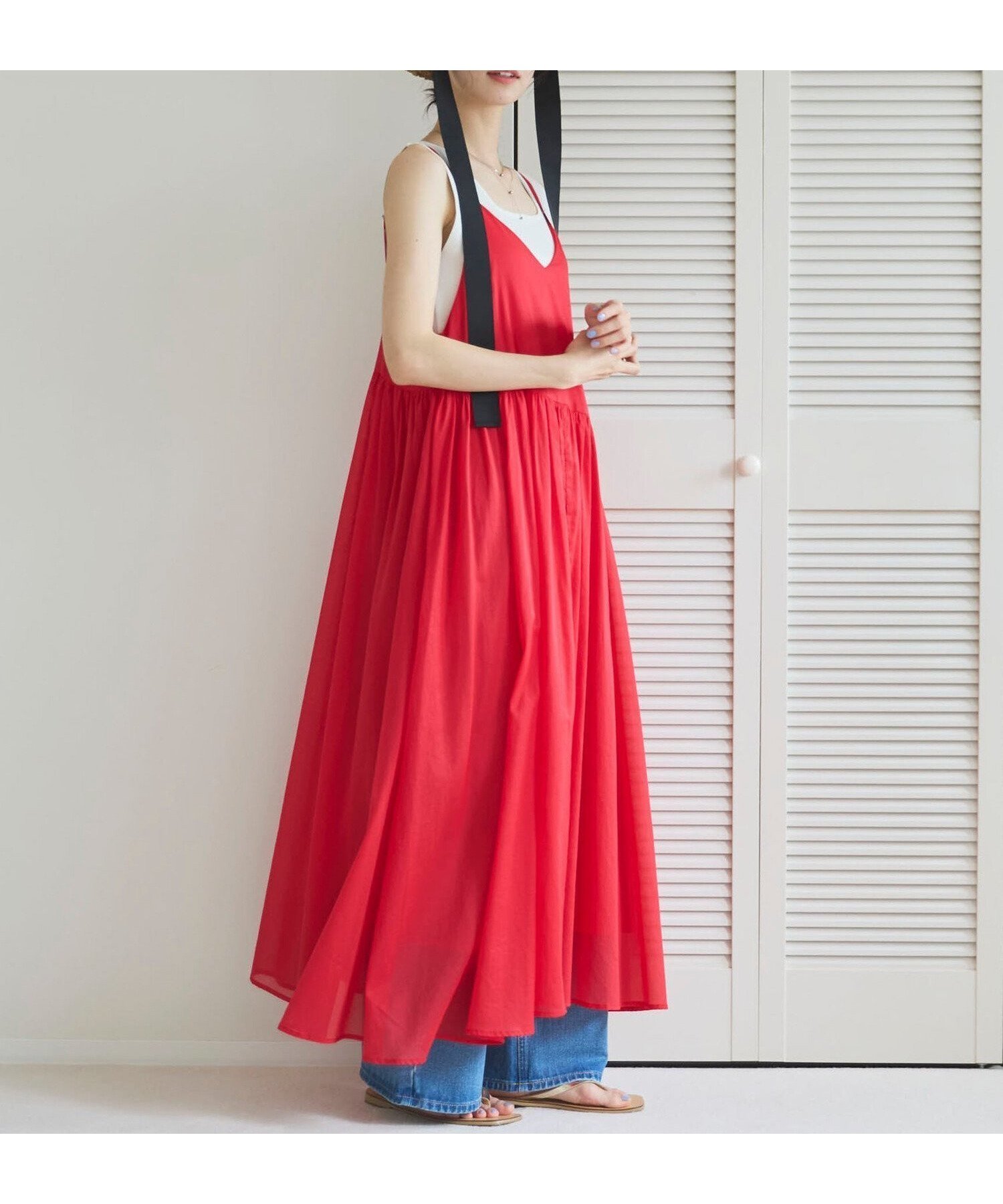 【ドゥ アルシーヴ/Doux archives】の【EC限定】綿ローンキャミワンピース 大人の最旬トレンドファッション＆コーディネート founy(ファウニー) 　ファッション　Fashion　レディースファッション　Fashion for Women　ワンピース　Dresses　キャミソールワンピース　Camisole Dresses　インナー　Innerwear　キャミワンピース　Cami Dress, Slip Dress　夏　Summer　羽織　Haori, Light Jacket　 other-1|ID: prp329100004976524 ipo3291000000037302121