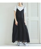 【ドゥ アルシーヴ/Doux archives】の【EC限定】綿ローンキャミワンピース 大人の最旬トレンドファッション＆コーディネート founy(ファウニー) ファッション Fashion レディースファッション Fashion for Women ワンピース Dresses キャミソールワンピース Camisole Dresses インナー Innerwear キャミワンピース Cami Dress, Slip Dress 夏 Summer 羽織 Haori, Light Jacket thumbnail BLACK|ID: prp329100004976524 ipo3291000000037302123