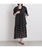 【ナノ ユニバース/nano universe】の小花柄エンブロイダリーシアーギャザーワンピース 大人の最旬トレンドファッション＆コーディネート founy(ファウニー) ファッション Fashion レディースファッション Fashion for Women ワンピース Dresses アクセサリー Fashion Accessories インナー Innerwear ウォッシャブル Machine Washable シアー Sheer, See-Through ジャケット Jacket, Outerwear ノースリーブ Sleeveless, No-Sleeve フレア Flare, Flared ボトム Bottoms, Lower Wear アウトレット Outlet / Clearance エレガント 上品 Elegant 2026年 2026 2026春夏・S/S Spring/Summer 2026 SS26 thumbnail ブラック|ID: prp329100004976529 ipo3291000000037302141