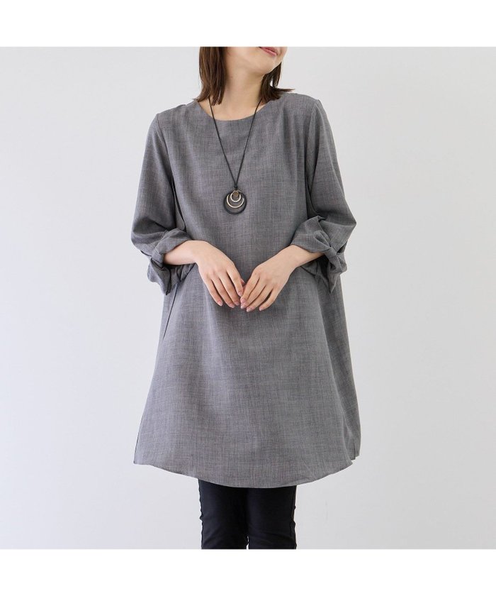 【ジャイロ/JAYRO】の袖リボンチュニックワンピース インテリア・キッズ・メンズ・レディースファッション・服の通販 founy(ファウニー) https://founy.com/ ファッション Fashion レディースファッション Fashion for Women ワンピース Dresses チュニック Tunic Tops & Dresses エレガント 上品 Elegant オレンジ Orange 春 Spring シンプル Simple, Minimal スカーフ Scarf, Neckwear チュニック Tunic, Long Top バランス Balance, Style Balance ボトム Bottoms, Lower Wear ポケット Pocket, Pocket Detail リボン Ribbon, Bow リラックス Relax, Relaxed Fit S/S・春夏 SS, Spring/Summer, Warm Season 夏 Summer |ID: prp329100004976536 ipo3291000000037302166