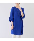 【ジャイロ/JAYRO】の袖リボンチュニックワンピース ブルー(44)|ID: prp329100004976536 ipo3291000000037302169