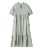 【ミルクフェド/MILKFED.】のTIERED LONG DRESS 大人の最旬トレンドファッション＆コーディネート founy(ファウニー) ファッション Fashion レディースファッション Fashion for Women ワンピース Dresses フォーマル・パーティードレス・結婚式用ドレス Elegant & Casual Dresses ギャザー Gathered, Ruffled スニーカー Sneakers, Trainers ダウン Down, Puffer バランス Balance, Style Balance バルーン Balloon, Balloon Silhouette リボン Ribbon, Bow ロング Long, Long-Length 夏 Summer 旅行 Travel thumbnail LtGREEN|ID: prp329100004976540 ipo3291000000037302188