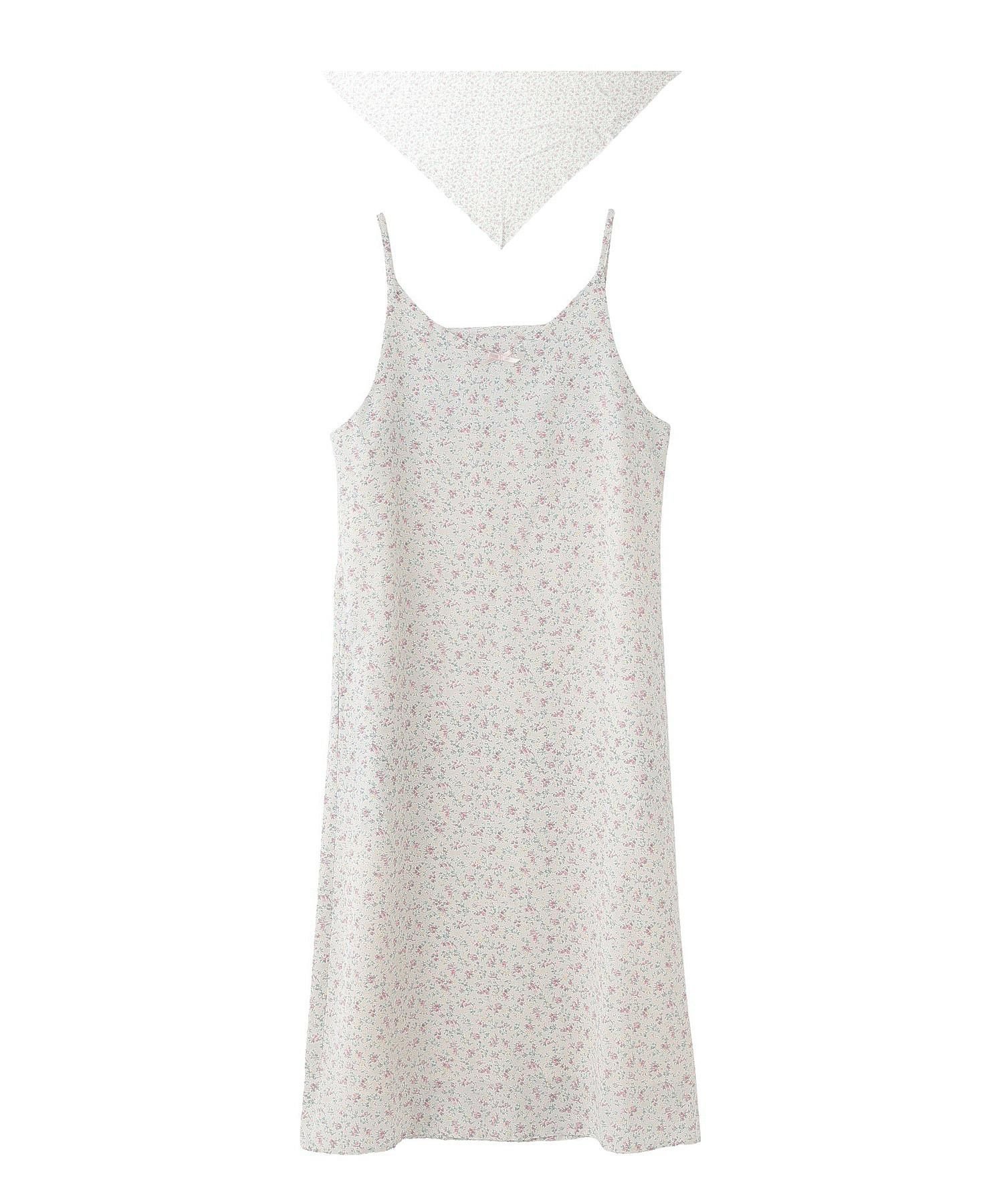 【ミルクフェド/MILKFED.】のFLORAL CAMISOLE DRESS インテリア・キッズ・メンズ・レディースファッション・服の通販 founy(ファウニー) 　ファッション　Fashion　レディースファッション　Fashion for Women　ワンピース　Dresses　フォーマル・パーティードレス・結婚式用ドレス　Elegant & Casual Dresses　インナー　Innerwear　キャミソール　Camisole, Spaghetti Strap Top　ストール　Stole, Wrap　ダウン　Down, Puffer　デニム　Denim, Jeans Material　バランス　Balance, Style Balance　プリント　Print, Printed Pattern　ペンシル　Pencil, Pencil Skirt　ミュール　Mule, Backless Shoes　ラップ　Wrap, Wrap Design　おすすめ　Recommended / Our Picks　夏　Summer　WHITE|ID: prp329100004976541 ipo3291000000037302190