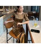 【アンドレスド/ANDRESD】の【チョーカー付】結婚式 パールサテンドレス 大人の最旬トレンドファッション＆コーディネート founy(ファウニー) ファッション Fashion レディースファッション Fashion for Women ワンピース Dresses フォーマル・パーティードレス・結婚式用ドレス Elegant & Casual Dresses サテン Satin, Glossy Fabric ショルダー Shoulder, Shoulder Strap シンプル Simple, Minimal スタッズ Studs, Metal Accents トレンド Trend, Trending Now ドレス Dress, One-Piece 人気 Popular, Best Seller パール Pearl, Pearl Accent フロント Front, Front Design ベロア Velour, Soft Velvet ランダム Random, Irregular おすすめ Recommended / Our Picks エレガント 上品 Elegant セレモニー Ceremony 結婚式 Wedding 披露宴 Wedding Reception 二次会 After Party thumbnail ブロンズ|ID: prp329100004976545 ipo3291000000037302208