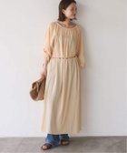 【スローブ イエナ/SLOBE IENA】の《シリーズあり》コットン楊柳シアーワンピース 大人の最旬トレンドファッション＆コーディネート founy(ファウニー) ファッション Fashion レディースファッション Fashion for Women ワンピース Dresses 2026年 2026 2026春夏・S/S Spring/Summer 2026 SS26 おすすめ Recommended / Our Picks ギャザー Gathered, Ruffled ショルダー Shoulder, Shoulder Strap ペチコート Petticoat, Underskirt リラックス Relax, Relaxed Fit 夏 Summer 長袖 Long Sleeve, Full Sleeve thumbnail ベージュ|ID: prp329100004976550 ipo3291000000037302224