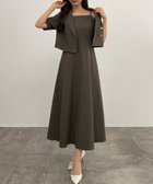 【ジュノア/JUNOAH】のCENEA コンパクト半袖ショートジャケット+フレアキャミワンピース 大人の最旬トレンドファッション＆コーディネート founy(ファウニー) ファッション Fashion レディースファッション Fashion for Women アウター Coat / Outerwear Collection レディースジャケット・軽アウター Jackets ワンピース Dresses キャミソールワンピース Camisole Dresses ウォッシュ Washed Finish コンパクト Compact, Small Size ショート Short, Short Length ジャケット Jacket, Outerwear タンブラー Tumbler, Travel Mug ダメージ Distressed, Destroyed ネップ Nepp, Slub Yarn プリント Print, Printed Pattern 半袖 Short Sleeve, Half Sleeve おすすめ Recommended / Our Picks thumbnail チャコール|ID: prp329100004976552 ipo3291000000037302230