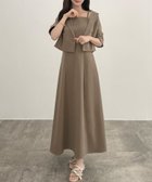【ジュノア/JUNOAH】のCENEA コンパクト半袖ショートジャケット+フレアキャミワンピース 大人の最旬トレンドファッション＆コーディネート founy(ファウニー) ファッション Fashion レディースファッション Fashion for Women アウター Coat / Outerwear Collection レディースジャケット・軽アウター Jackets ワンピース Dresses キャミソールワンピース Camisole Dresses ウォッシュ Washed Finish コンパクト Compact, Small Size ショート Short, Short Length ジャケット Jacket, Outerwear タンブラー Tumbler, Travel Mug ダメージ Distressed, Destroyed ネップ Nepp, Slub Yarn プリント Print, Printed Pattern 半袖 Short Sleeve, Half Sleeve おすすめ Recommended / Our Picks thumbnail グレージュ|ID: prp329100004976552 ipo3291000000037302231