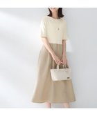 【アンタイトル/UNTITLED】の【一枚でサマ見え】ニットドッキングジャガードワンピース 大人の最旬トレンドファッション＆コーディネート founy(ファウニー) ファッション Fashion レディースファッション Fashion for Women ワンピース Dresses コンパクト Compact, Small Size シューズ Shoes, Footwear シンプル Simple, Minimal ジャカード／ジャガード Jacquard, Woven Pattern ジャケット Jacket, Outerwear スマート Smart, Elegant デコルテ Décolleté, Neckline ドッキング Docking, Mixed Material パール Pearl, Pearl Accent フラット Flat, Flat Shoes フレア Flare, Flared ポケット Pocket, Pocket Detail リブニット Rib Knit, Ribbed Knit エレガント 上品 Elegant thumbnail オフホワイト|ID: prp329100004976560 ipo3291000000037302260