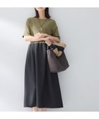 【アンタイトル/UNTITLED】の【一枚でサマ見え】ニットドッキングジャガードワンピース 大人の最旬トレンドファッション＆コーディネート founy(ファウニー) ファッション Fashion レディースファッション Fashion for Women ワンピース Dresses コンパクト Compact, Small Size シューズ Shoes, Footwear シンプル Simple, Minimal ジャカード／ジャガード Jacquard, Woven Pattern ジャケット Jacket, Outerwear スマート Smart, Elegant デコルテ Décolleté, Neckline ドッキング Docking, Mixed Material パール Pearl, Pearl Accent フラット Flat, Flat Shoes フレア Flare, Flared ポケット Pocket, Pocket Detail リブニット Rib Knit, Ribbed Knit エレガント 上品 Elegant thumbnail カーキ|ID: prp329100004976560 ipo3291000000037302261