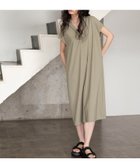 【その他のブランド/Other】のスキッパーワンピース【通勤/接触冷感/UVカット】 オリーブグリーン|ID: prp329100004976562 ipo3291000000037302268