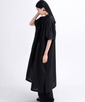 【ビショップ/Bshop】のリネン ピンタック半袖ワンピース WOMEN 大人の最旬トレンドファッション＆コーディネート founy(ファウニー) ファッション Fashion レディースファッション Fashion for Women ワンピース Dresses クラシック Classic, Timeless Style フロント Front, Front Design リネン Linen, Linen Fabric ロング Long, Long-Length 半袖 Short Sleeve, Half Sleeve |ID:prp329100004976569